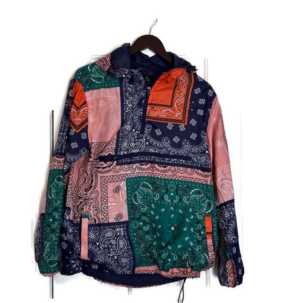 Patchwork Paisley Women's Utility Jacket - image 1